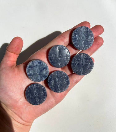 Blue Aventurine Clock Halo Quartz
